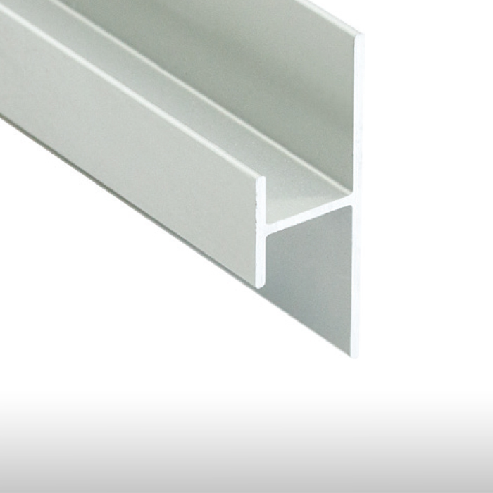 Profil en aluminium H pour panneaux décoratifs