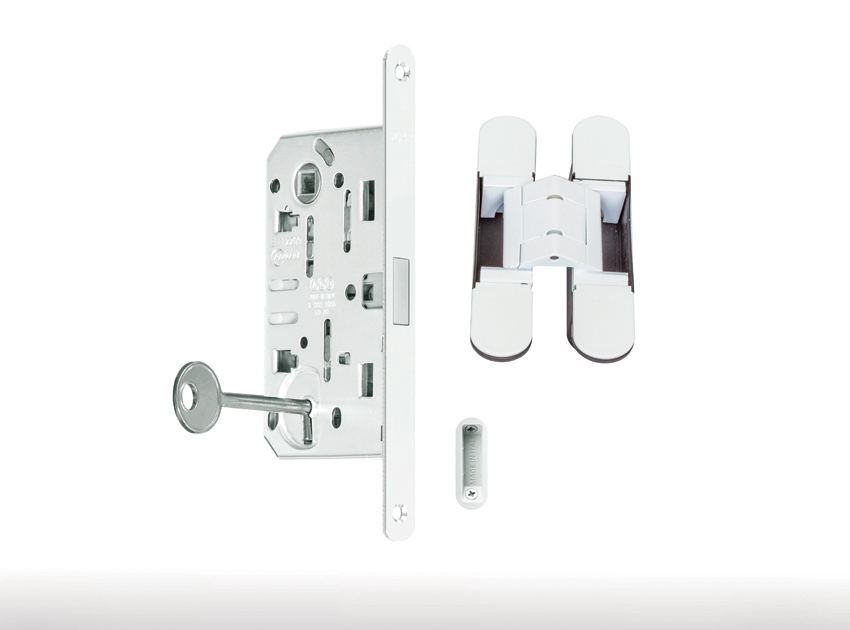 Hardware kit PREMIUM ALU WHITE